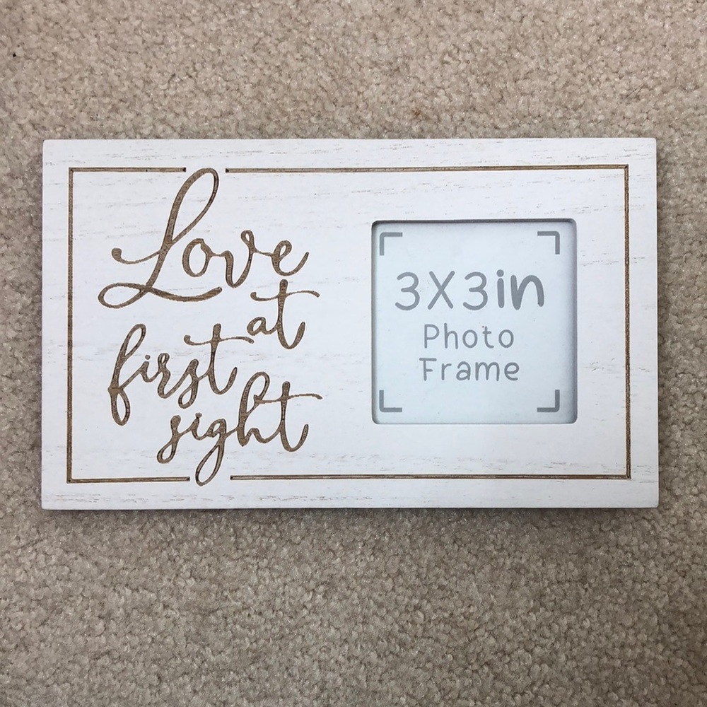 Hobby Lobby 3x3 Newborn Wood Photo Frame